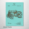 Henry Ford Tractor - Patent on Wood