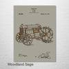 Henry Ford Tractor - Patent on Wood
