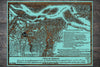 Siege of Savannah 1779 - Historic Map on Wood