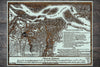 Siege of Savannah 1779 - Historic Map on Wood
