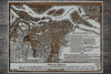 Siege of Savannah 1779 - Historic Map on Wood