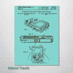 Nintendo Gameboy - Patent on Wood