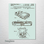 Nintendo Gameboy - Patent on Wood