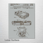 Nintendo Gameboy - Patent on Wood