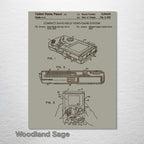 Nintendo Gameboy - Patent on Wood