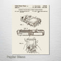 Nintendo Gameboy - Patent on Wood
