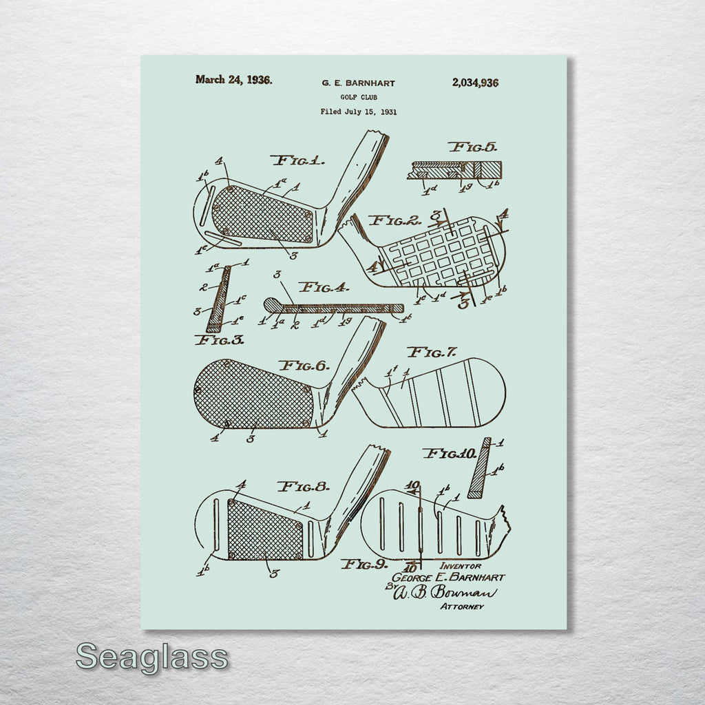 Golf Club - Patent on Wood