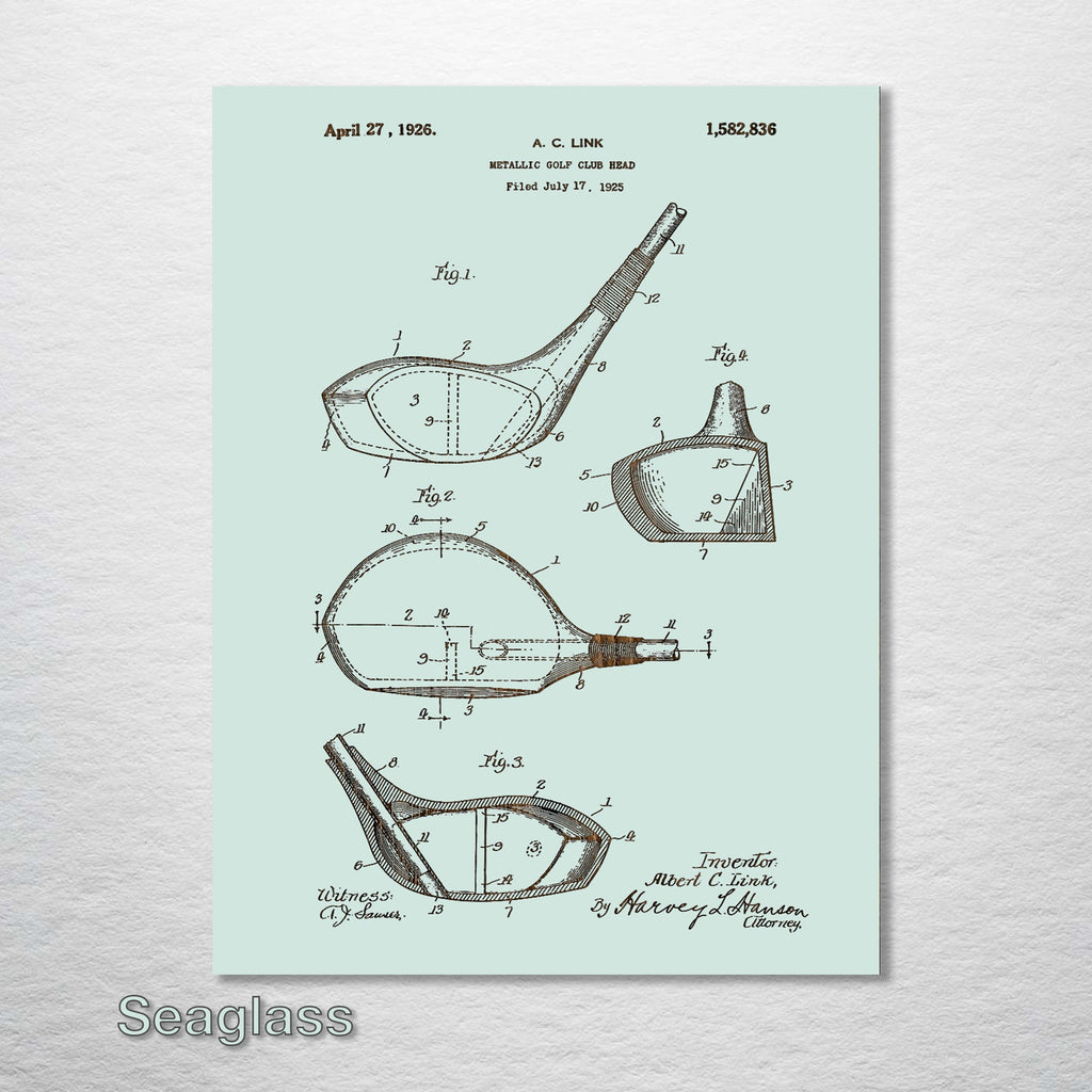 Golf Driver - Patent on Wood