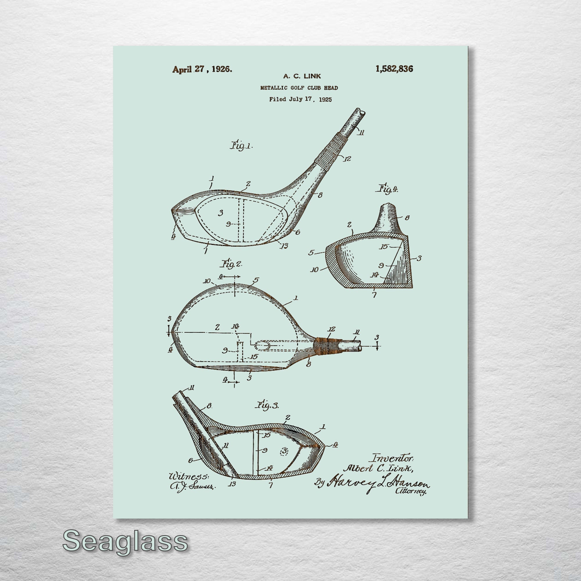 Golf Driver - Patent on Wood