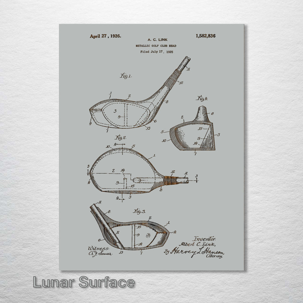 Golf Driver - Patent on Wood