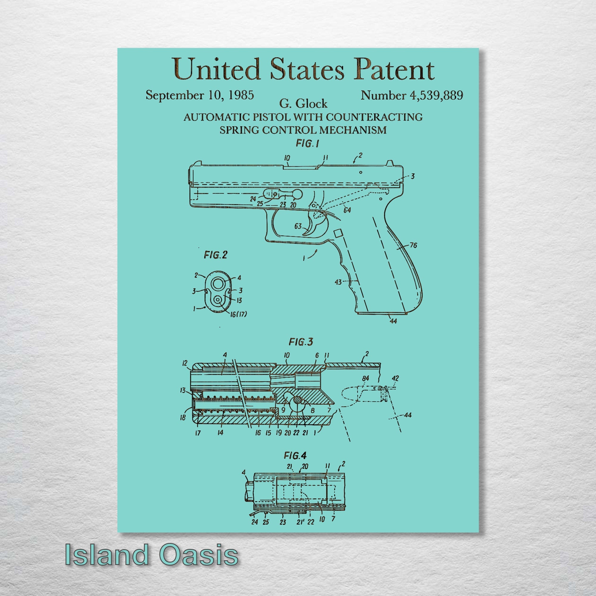 Glock - Patent on Wood