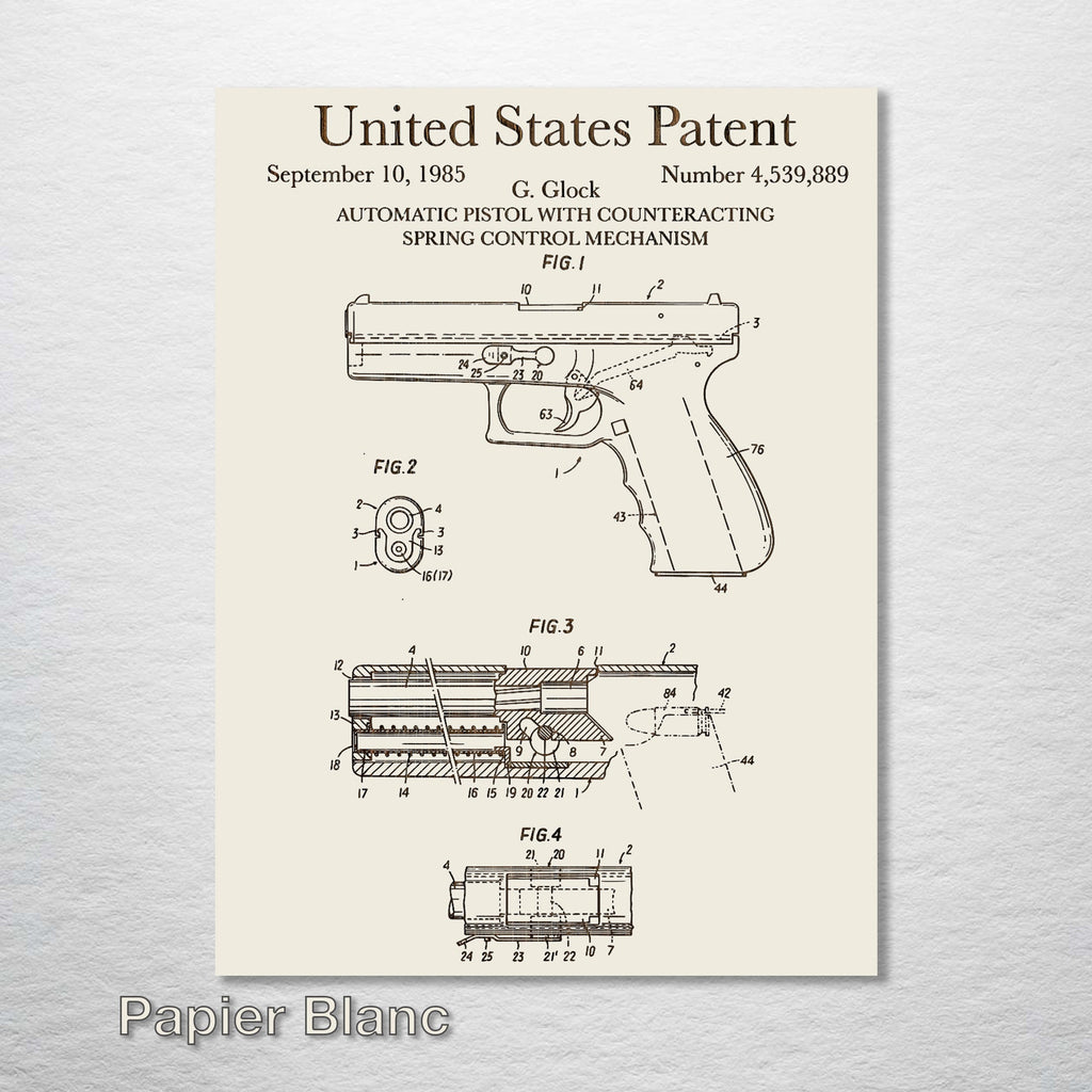 Glock - Patent on Wood