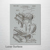 Grand Piano - Patent on Wood