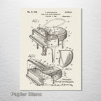 Grand Piano - Patent on Wood