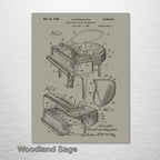 Grand Piano - Patent on Wood