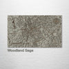 Greenville, SC - Street Map on Wood