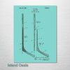 Hockey Stick - Patent on Wood