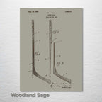 Hockey Stick - Patent on Wood