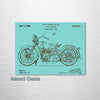 Harley Davidson Cycle Support - Patent on Wood
