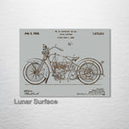 Harley Davidson Cycle Support - Patent on Wood