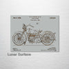 Harley Davidson Cycle Support - Patent on Wood