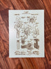 Custom Etched Patent or Logo on Wood
