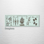 Collage - Star Wars Patents on Wood