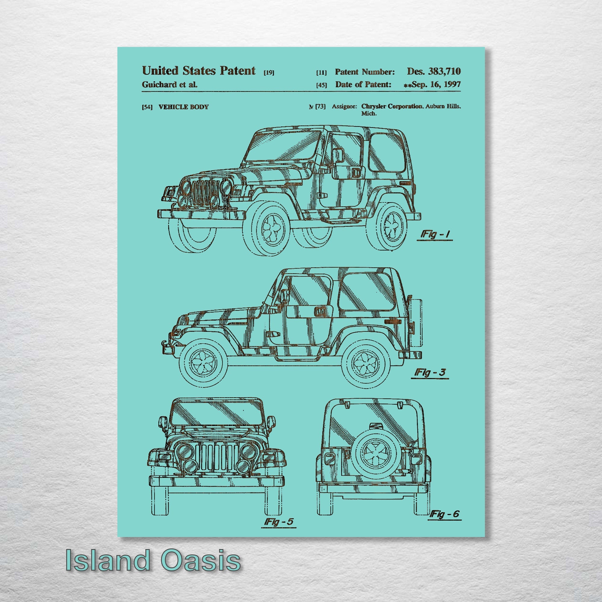 Jeep Wrangler - Patent on Wood