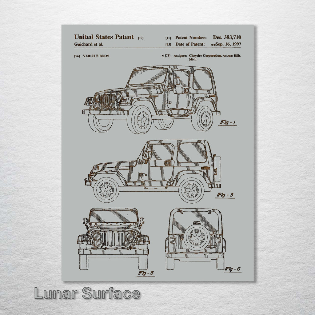 Jeep Wrangler - Patent on Wood