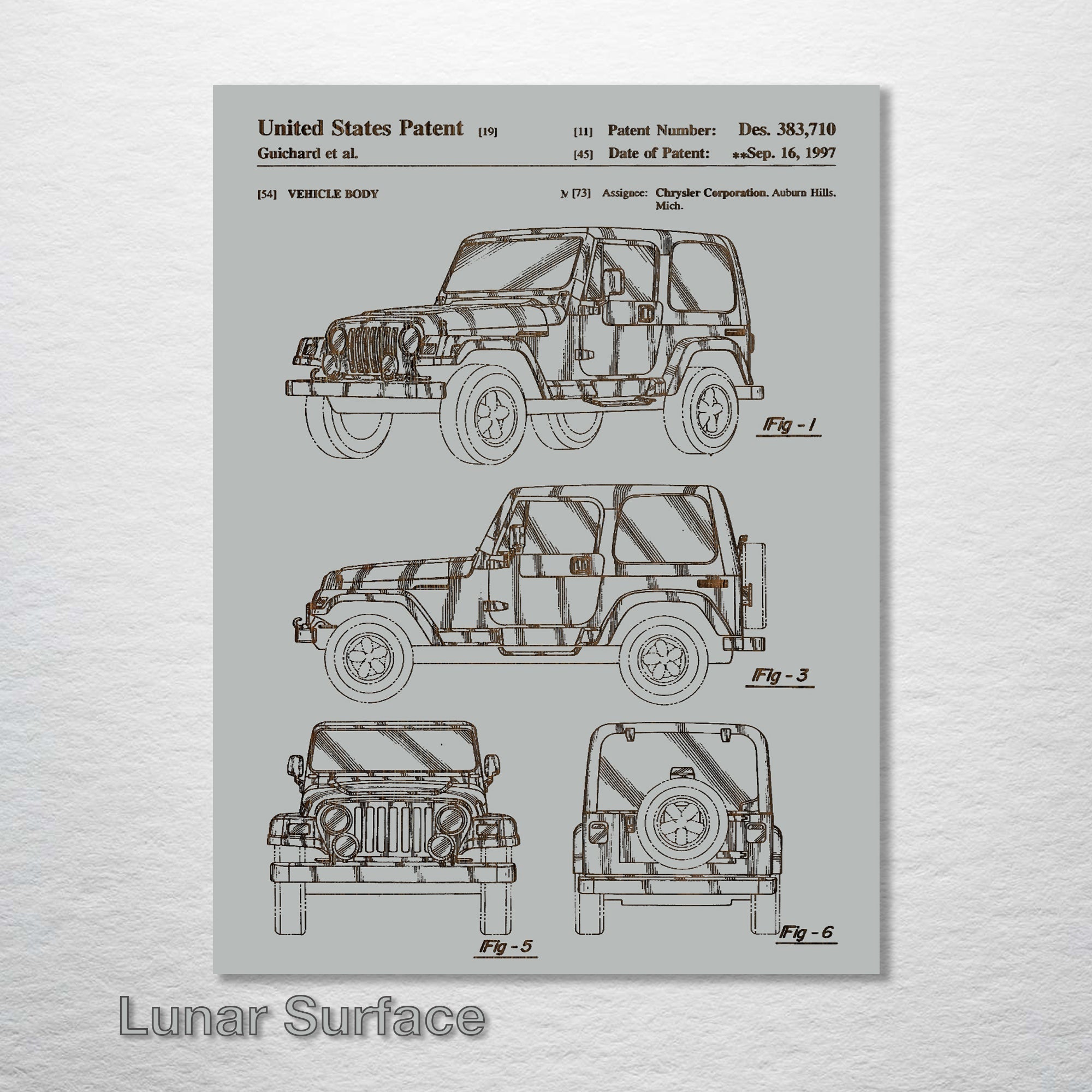 Jeep Wrangler - Patent on Wood