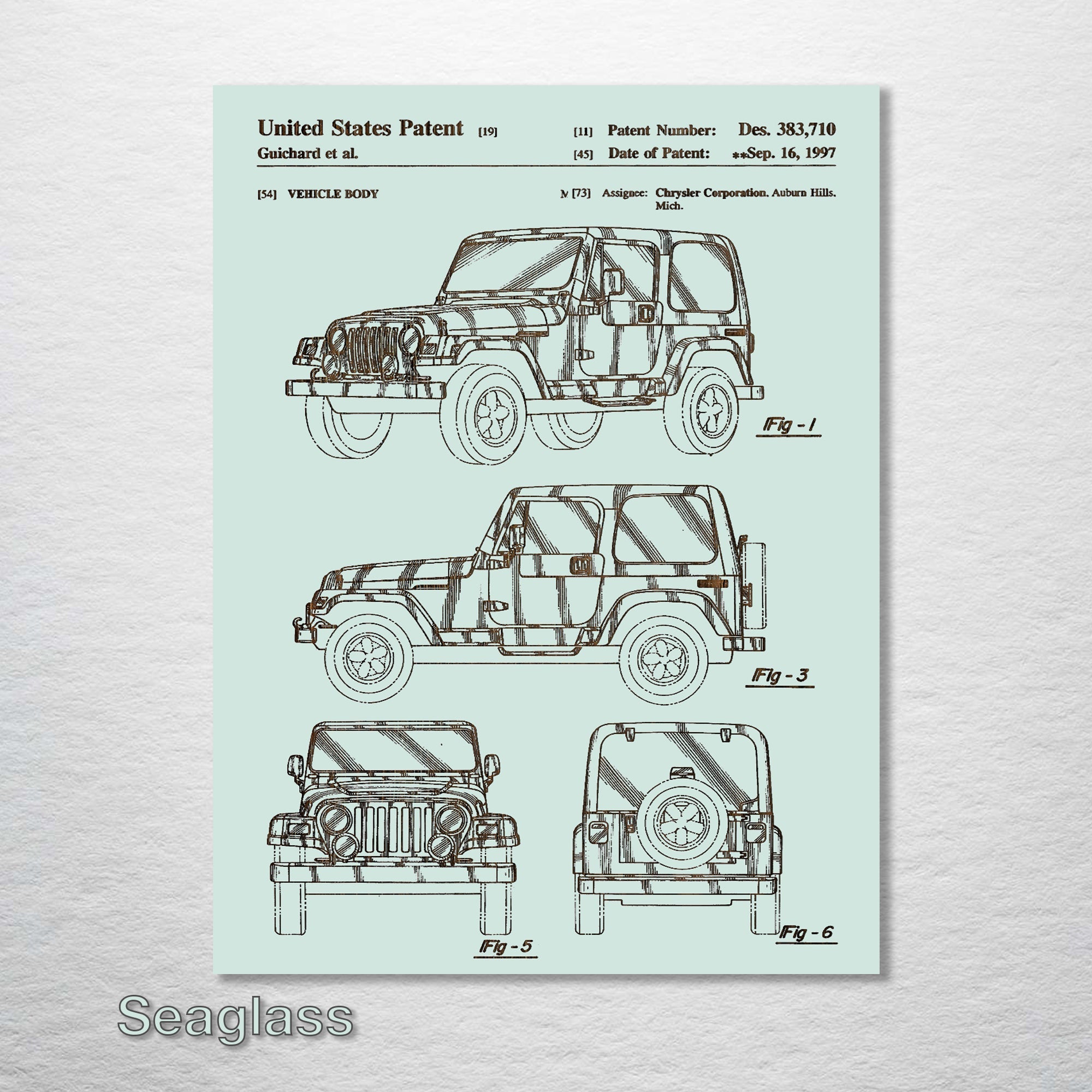 Jeep Wrangler - Patent on Wood