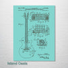Les Paul Guitar - Patent on Wood
