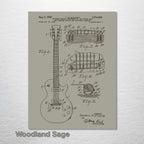 Les Paul Guitar - Patent on Wood