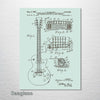 Les Paul Guitar - Patent on Wood