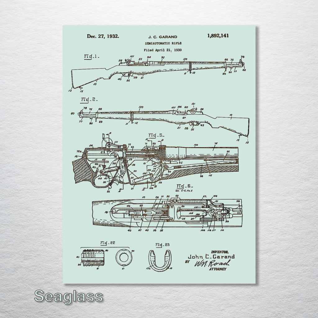 M1 Garand - Patent on Wood