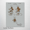 Mickey Mouse - Patent on Wood