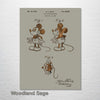 Mickey Mouse - Patent on Wood