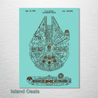 Millennium Falcon - Patent on Wood