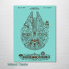 Millennium Falcon - Patent on Wood