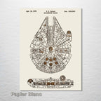 Millennium Falcon - Patent on Wood