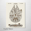 Millennium Falcon - Patent on Wood