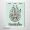 Millennium Falcon - Patent on Wood