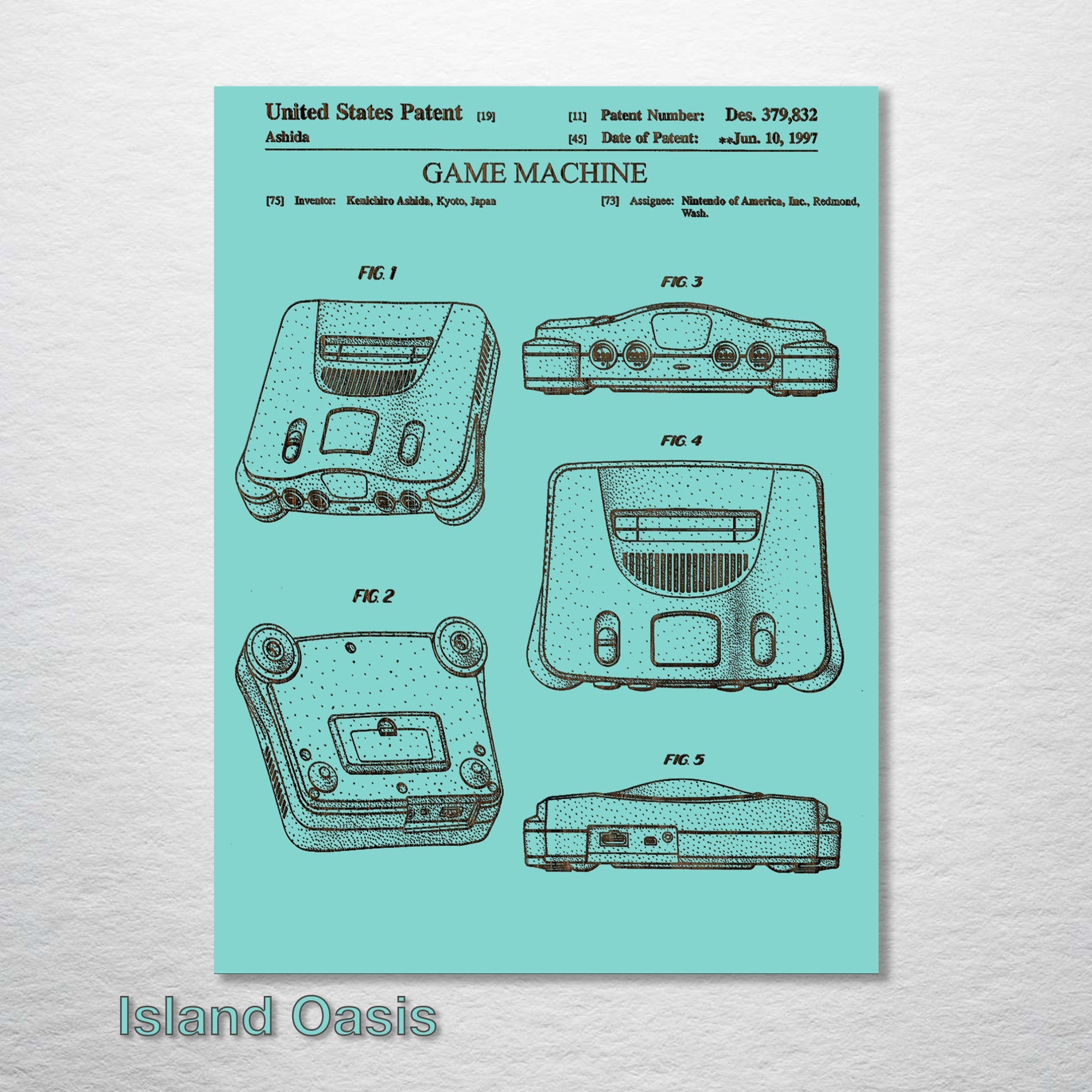 Nintendo 64 - Patent on Wood