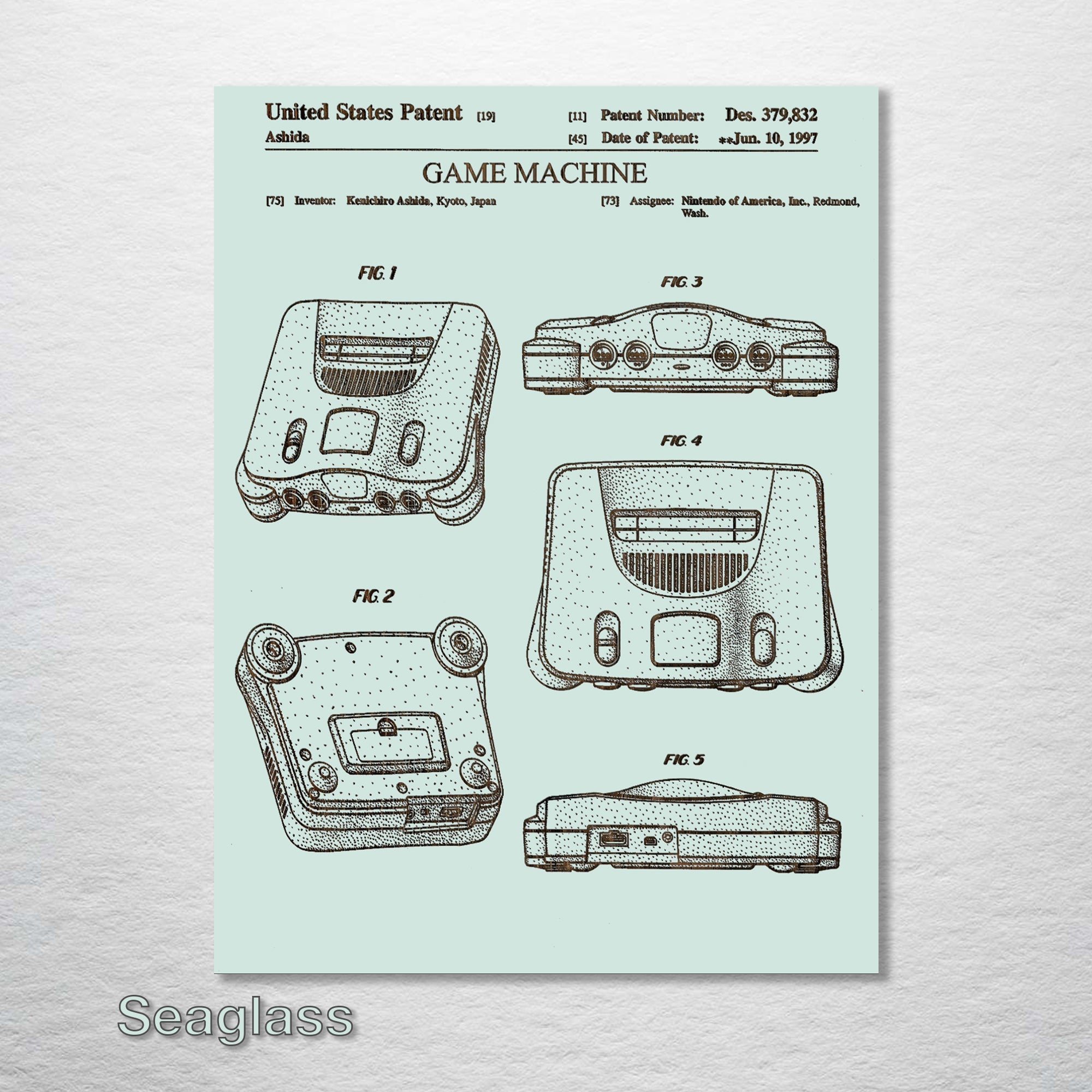 Nintendo 64 - Patent on Wood
