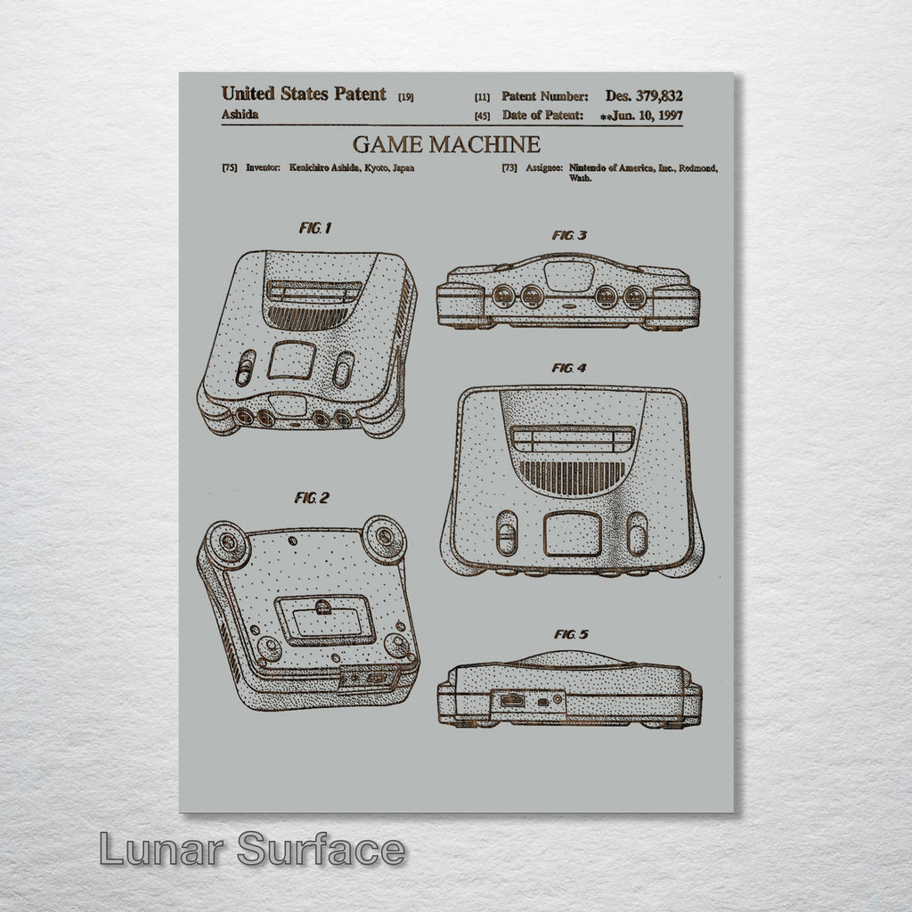 Nintendo 64 - Patent on Wood