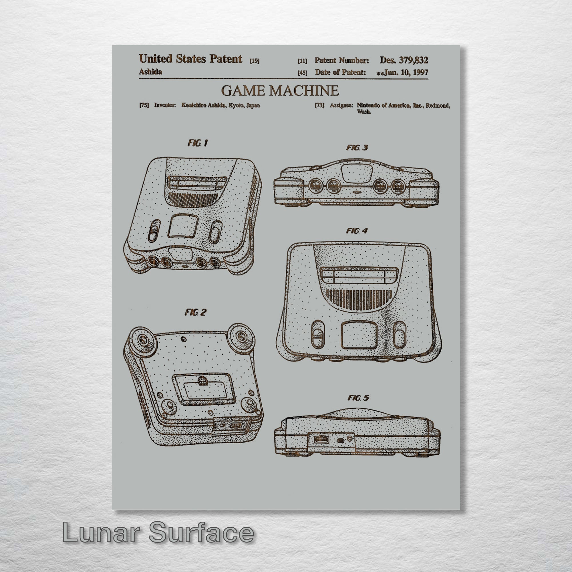 Nintendo 64 - Patent on Wood