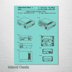 Nintendo Entertainment System - Patent on Wood