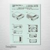 Nintendo Entertainment System - Patent on Wood