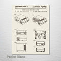 Nintendo Entertainment System - Patent on Wood