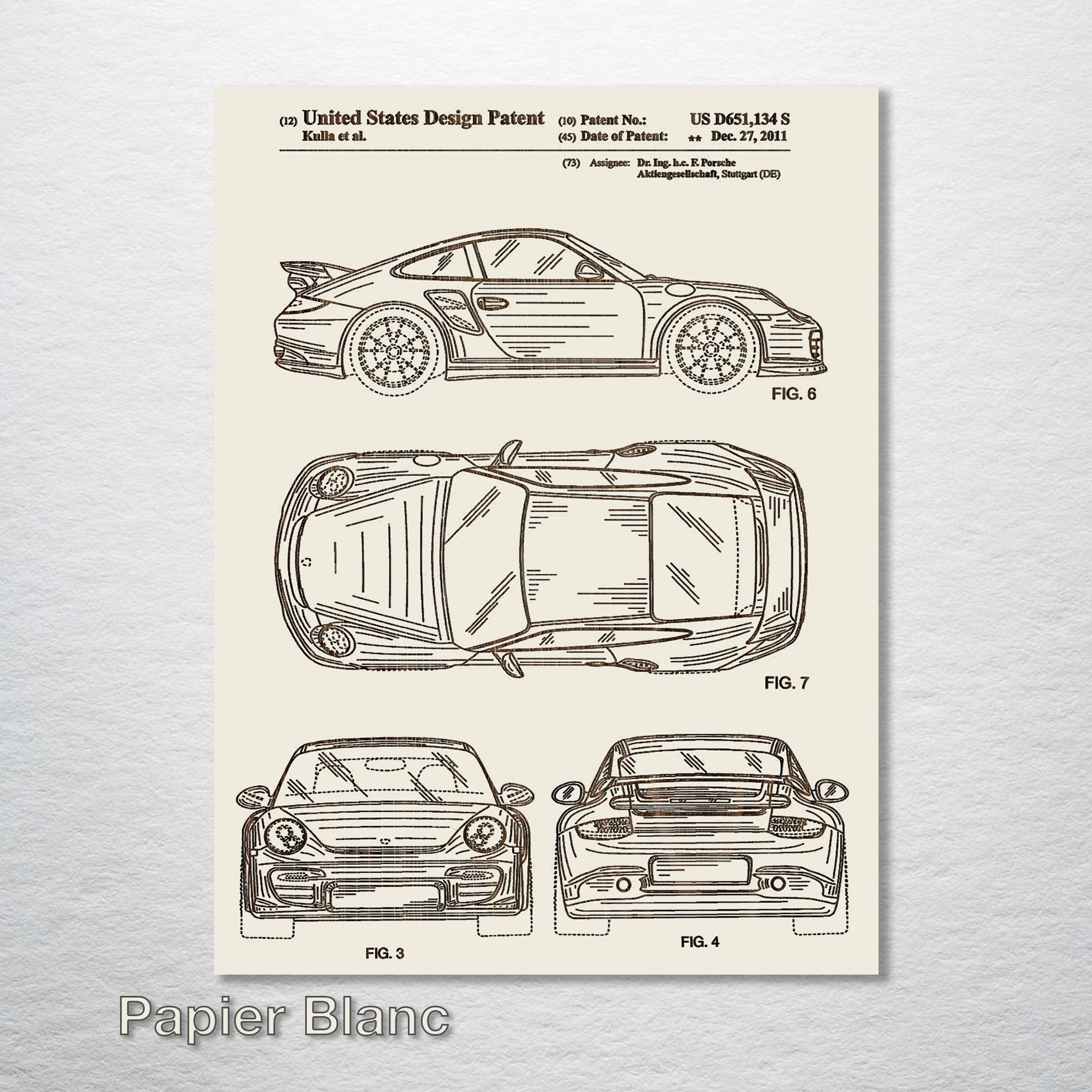 Porsche - Patent on Wood